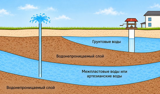 Как определить уровень грунтовых вод